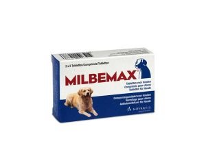 MILBEMAX Hond 12,5/125mg 2x2 tabletten (5-50kg)