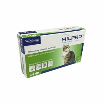 MILPRO Cat 16/40 mg 4 tabl (2-12kg) | PL